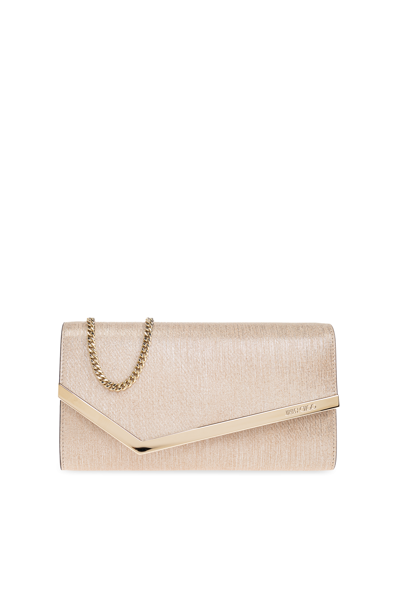 Gold Clutch bag `Emmie` Jimmy Choo - Vitkac Italy